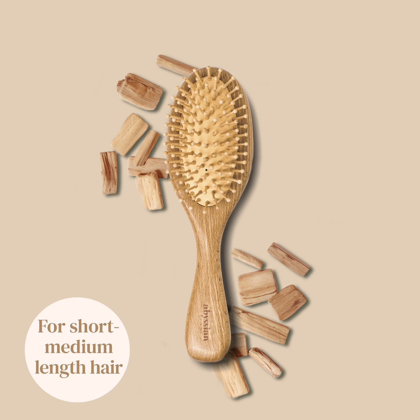 Brosse à Cheveux Classic Schima Wood
