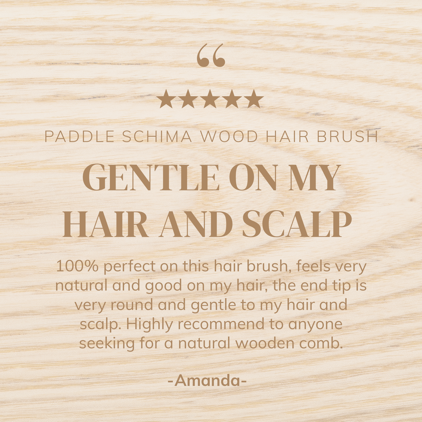 Paddle Schima Wood Hair Brush
