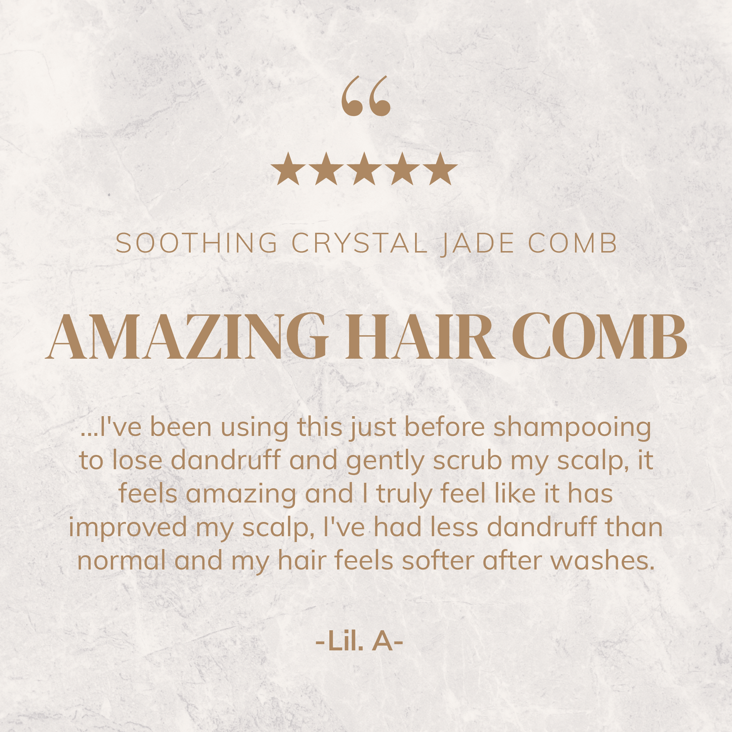 Crystal Jade Soothing Comb