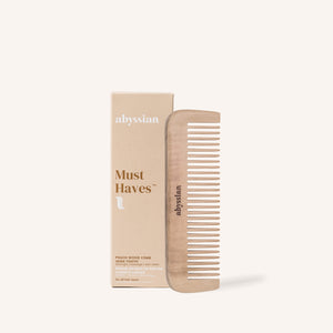 Peigne Bois à Dents Larges Peach