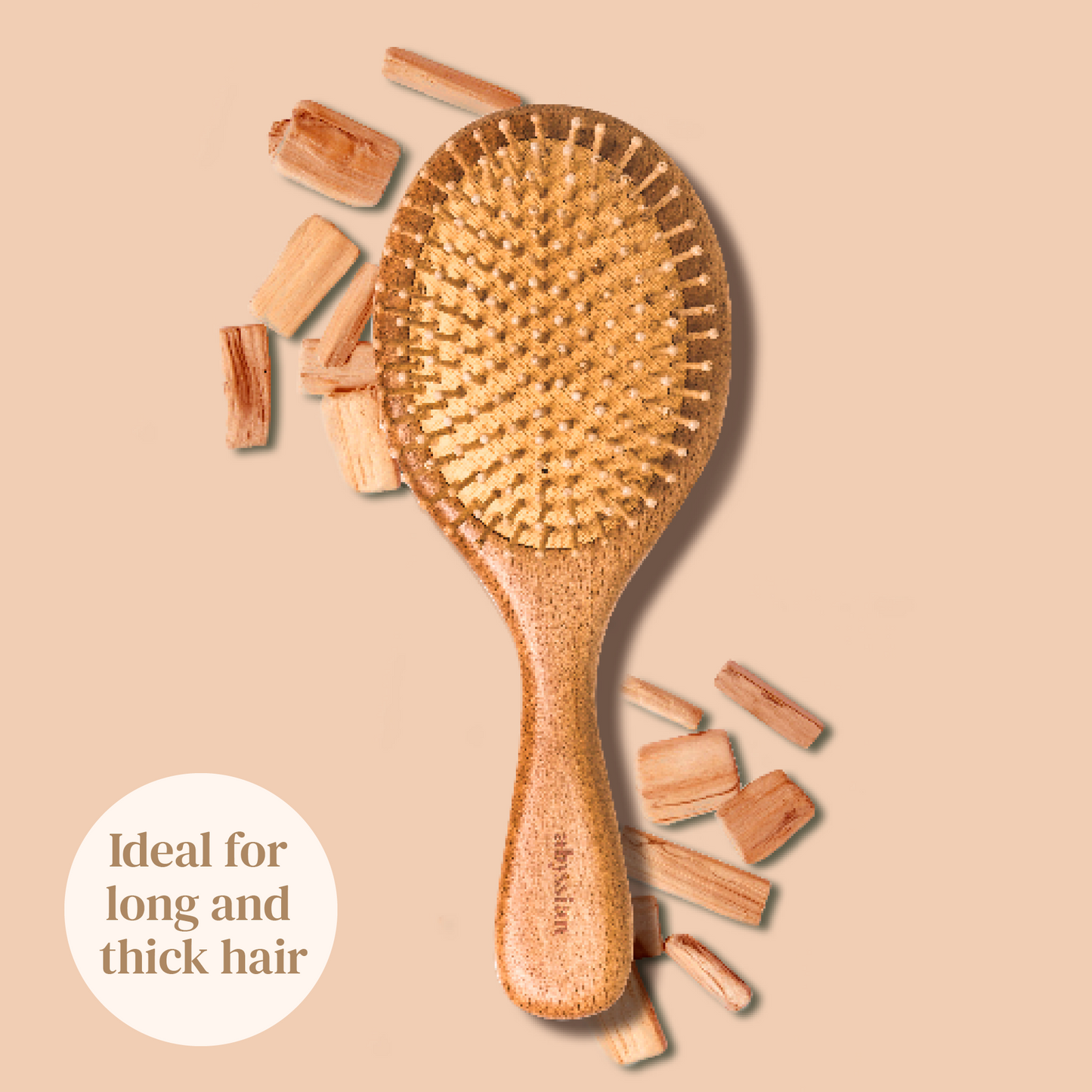 Paddle Schima Wood Hair Brush