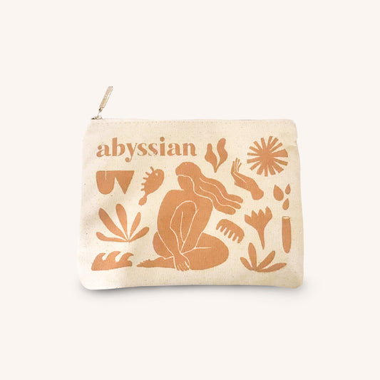Cotton Zip Pouch